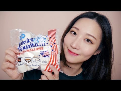 ASMR 마시멜로우를 먹어 볼까나 Marshmallow Eating sounds