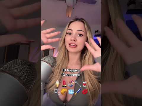 10 asmr triggers in 10 seconds ❤️ #youtubeshorts #asmr #asmrvideo #asmrsounds