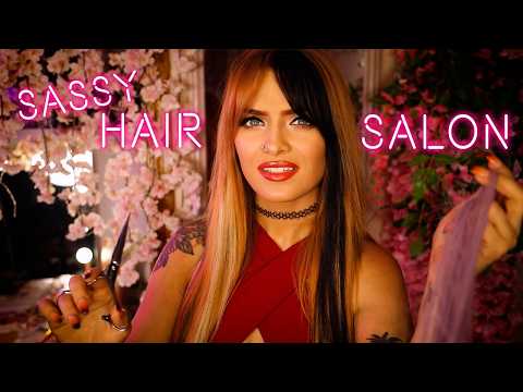 Sassy Haircut & Color | You Need A New Look | ASMR