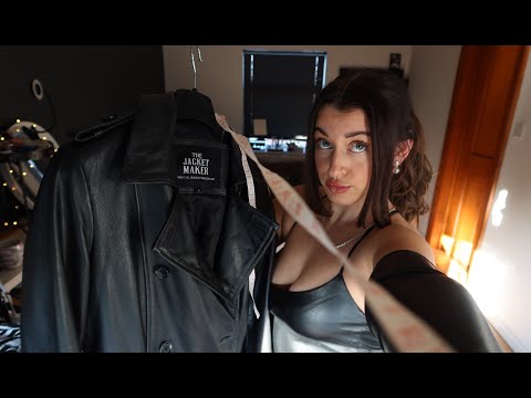 ASMR Personal Tailor Roleplay | Leather Trench Coat Suit Fitting for You, Sir
