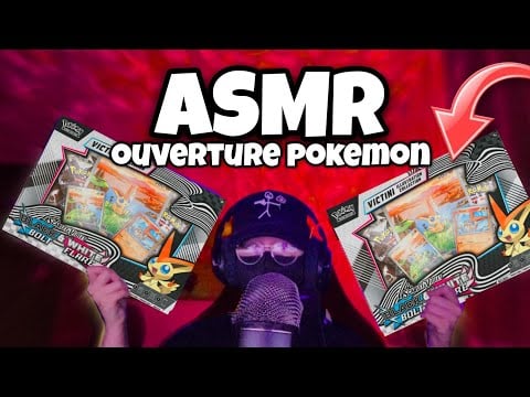 ASMR Français • OUVERTURE 2 COFFRET POKEMON VICTINI ! (relaxation profonde)