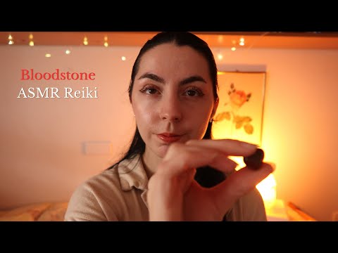 ASMR Reiki | bloodstone | protection | grounding | smooth energy flow | purification | alignment