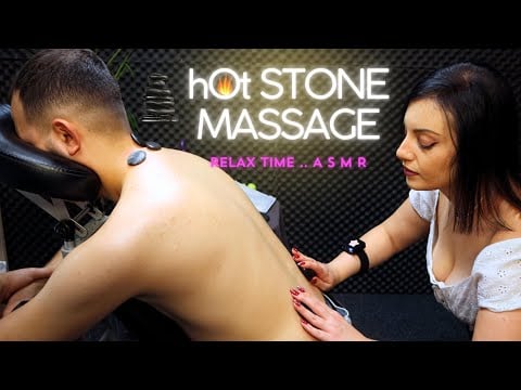 ASMR MASSAGE & CRACKING | Hot Stone🔥Chair Massage By Oben