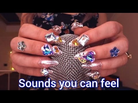 ASMR BRAIN Massage 🌟 Mic Scratching without Cover, with Fluffy Cover & Foam Cover No Talking ASMR