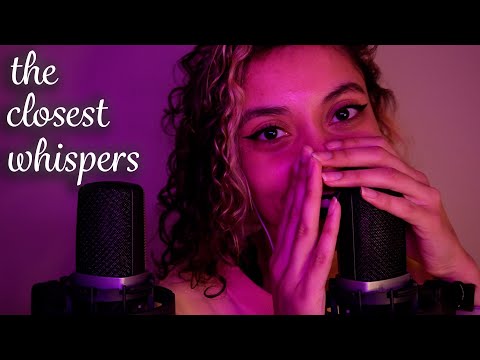 *CLOSEST* Deep Ear to Ear Whispers (intense & very sensitive) ~ ASMR