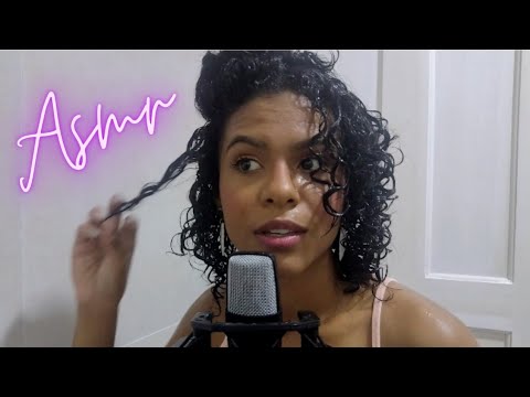 FINALIZAÇÃO no meu CABELO ASMR: Cortei o cabelo 🙈