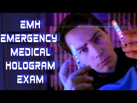 ASMR Sci-Fi Star Trek Medical Exam 🚀 Emergency Medical Hologram Roleplay