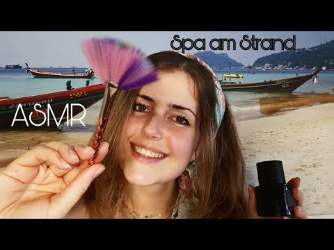 ASMR german/deutsch | Roleplay Himmlisches Spa am Strand | personal attention | massage | facial