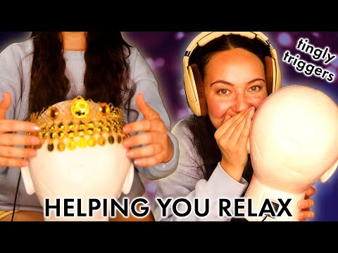 ASMR Tingly Sounds with Brushes, Taps, & More for Sleep & Relaxation | Mic Head Triggers