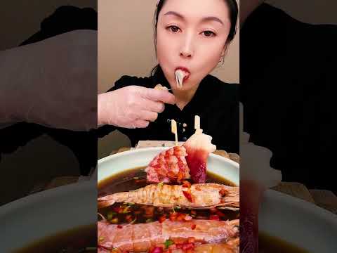 🦐🍚 Boiled seafood mukbang epic feast #BoiledSeafood #EpicSeafood