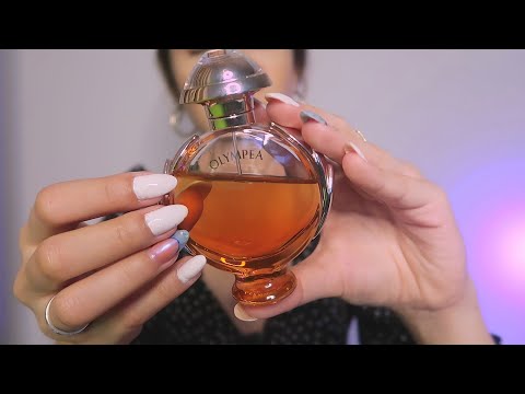 ASMR Coleção de perfumes ~ tapping, sussurros, spraying