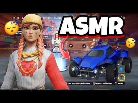 ASMR Français • Je Découvre le mode ROCKET RACING sur FORTNITE 😴💤 ( on n'est sur Mario kart ouuuu)