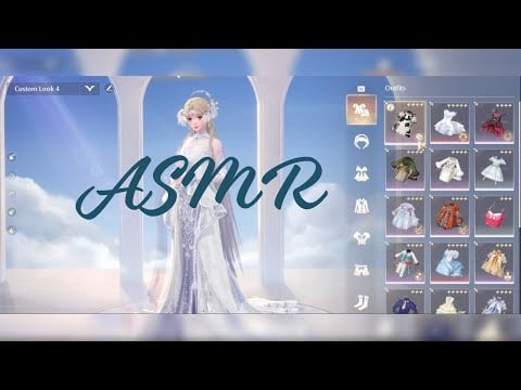 Infinity Nikki ASMR - Silvergale's Aria and Wishful Aurosa Evolution (keyboard sounds, clicking...)