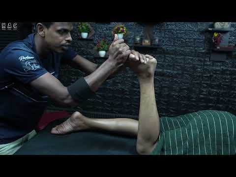 Foot Massage Reflexology | ASMR Calf Massage | ASMR Leg Massage & Foot Massage | Foot Tissue Massage