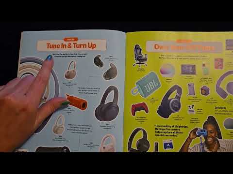 ASMR | Amazon Back-to-School Catalog Show & Tell (Soft Spoken)