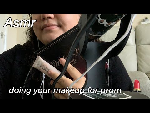 asmr doing your makeup for prom rp!