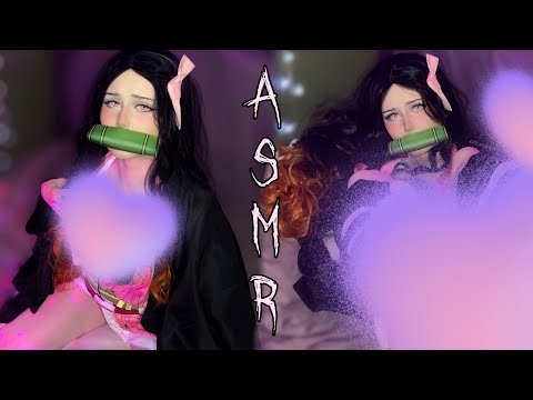 ♡ ASMR Cloth Scratching / Cosplay Nezuko