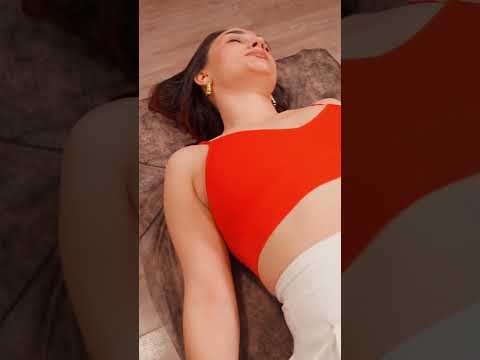 Focused leg stretching with manual therapy and oil massage #massagetherapy #asmr #relax #shorts