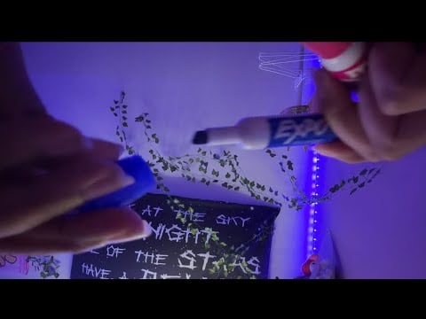 ASMR Drawing On Your Face Lofi Writing, Tapping (No Talking)