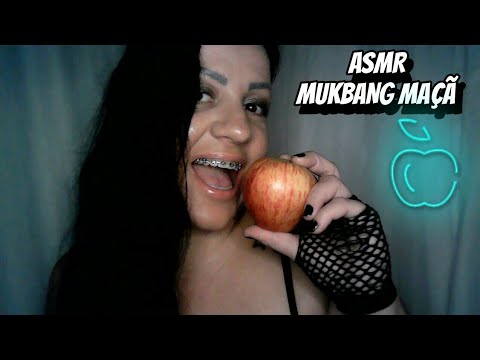 ASMR-MUKBANG MAÇÃ 🍎 #rumo2k #asmr #mukbang #mastigação