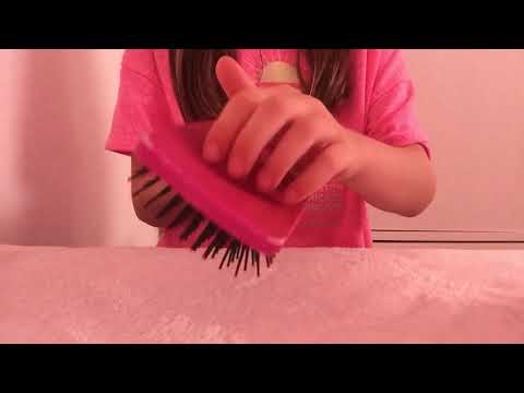ASMR Hair brushing and doing your hair