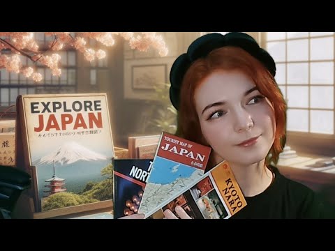 ASMR Travel Agent Plans Your Trip to Japan - Roleplay, Maps, Soft-spoken