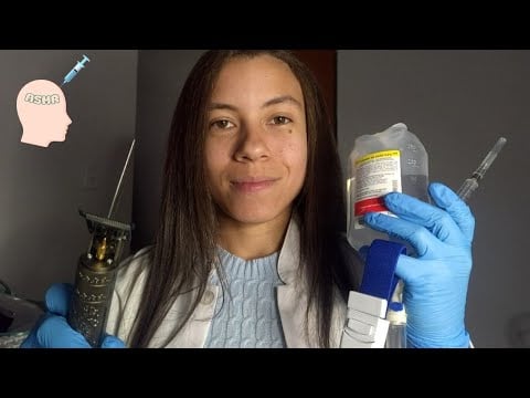ASMR ROLEPLAY MÉDICA - CIRURGIA NA CABEÇA 🗣️⚕️💉