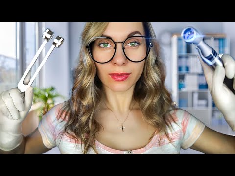 ASMR whispered Ear Cleaning Otoscope Exam for Sleep, Personal Attention, Roleplay with RAIN