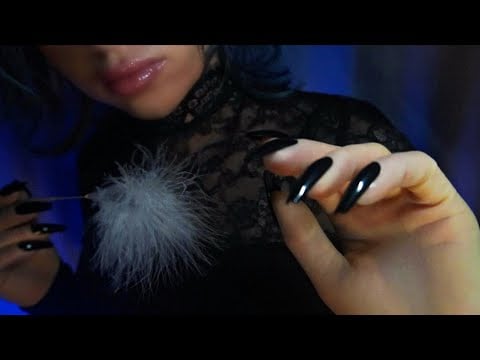 ASMR for Deep Sleep - Rain, Brushing, Hand Movements, Incomprehensible Sounds, No Talking