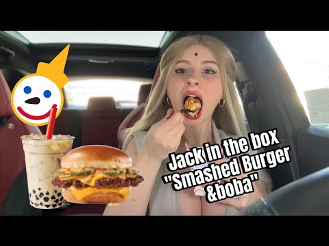 Jack n the box new menu Mukbang ASMR