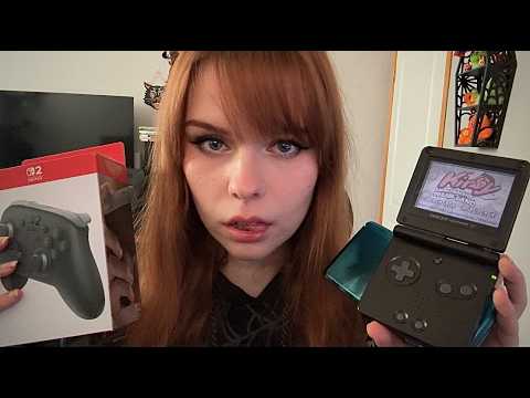 ASMR Nintendo Gaming Store Roleplay (Cozy, Nostalgic)