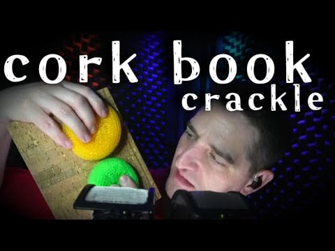 Cork Book Crackle #ASMR Sounds #SleepAid #Relaxing
