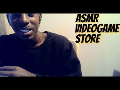 [ASMR] Video game store/ looking at new releases