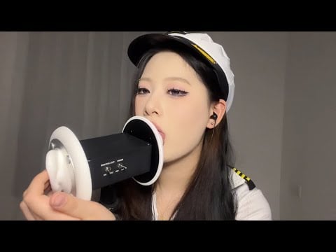 ASMR Binaural Ear Licking, Ear Cleaning & Mouth Sounds | 口の音 | 입소리
