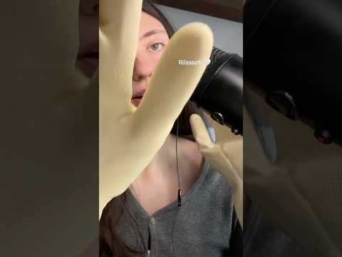 Anticipazione video di stasera 🤍 #asmr #glovesounds #shorts #asmrsounds