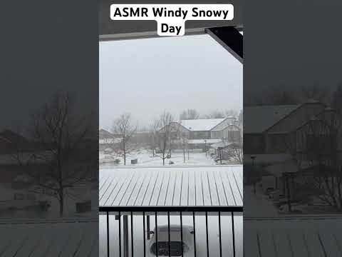 ASMR immerse yourself in my snowy winter day #asmr #snow
