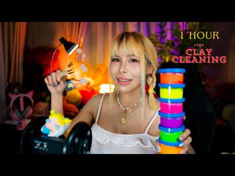 ASMR Ear Attention Clay Cleaning