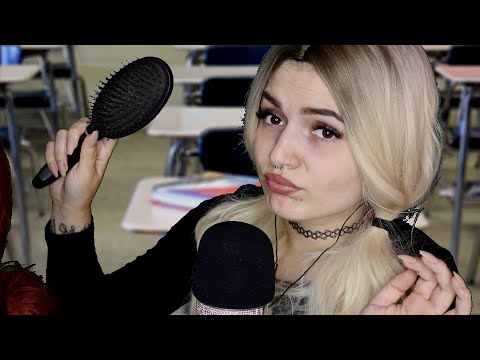 (Magyar ASMR) POV : Jessica ül mögötted az osztályban | Roleplay