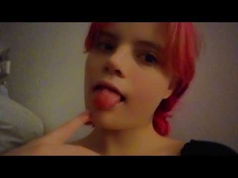 {ASMR} Lens Licking & Layered Mouth Sounds