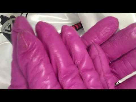 LEATHER GLOVES      💗The Amazing sound of Leather and Rain, created by cassette tape [[ASMR]]