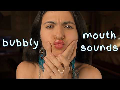 Bubbly Mouth Sounds & Rain Ambience || ASMR