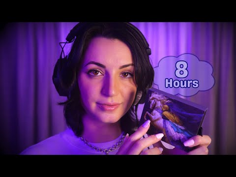 8 hours of calming, sleepy triggers 💤🌙  | whispered asmr