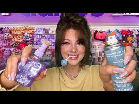 ASMR| CLAIRES GIRL✨ GETS YOU READY FOR YOUR SHIFT! (You’re hired!)😍