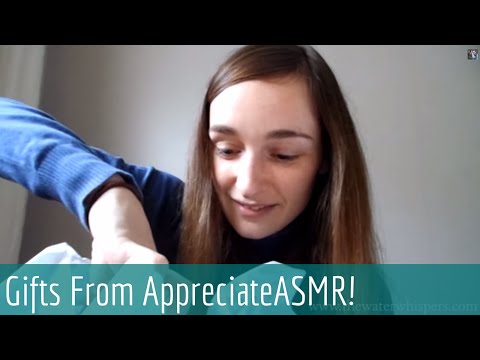 ASMR Soft spoken - Unpacking Special Gifts - Show & tell