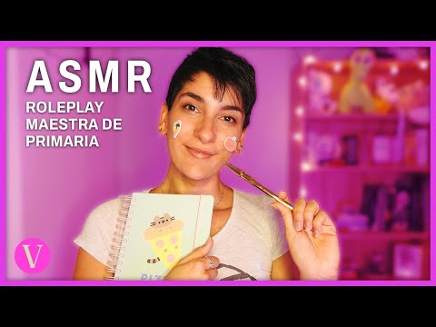 ASMR | ROLEPLAY Maestra de Clase de Primaria [Mouth Sounds] [Susurros]