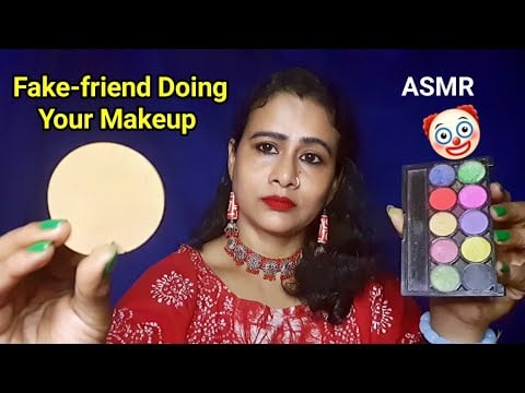Asmr Toxic Bestie Doing Your Birthday Makeup 🤡💄| AsmrGhosal| asmr personal attention