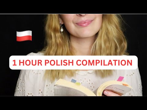 ASMR PO POLSKU // PRÓBUJĘ MÓWIĆ PO POLSKU PRZEZ 1 GODZINĘ 😱✨