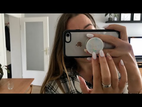 ASMR ✨ - phone tapping - with gloves and long nails