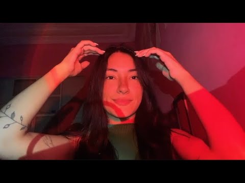 ASMR sons de boca e toques na tela🩷caseirinho