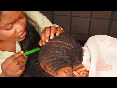 ASMR✨Soft Whisper | Hair Crust Removal,Cornrow Scalp Scratching, Deep Ear & Nose Cleaning Massage